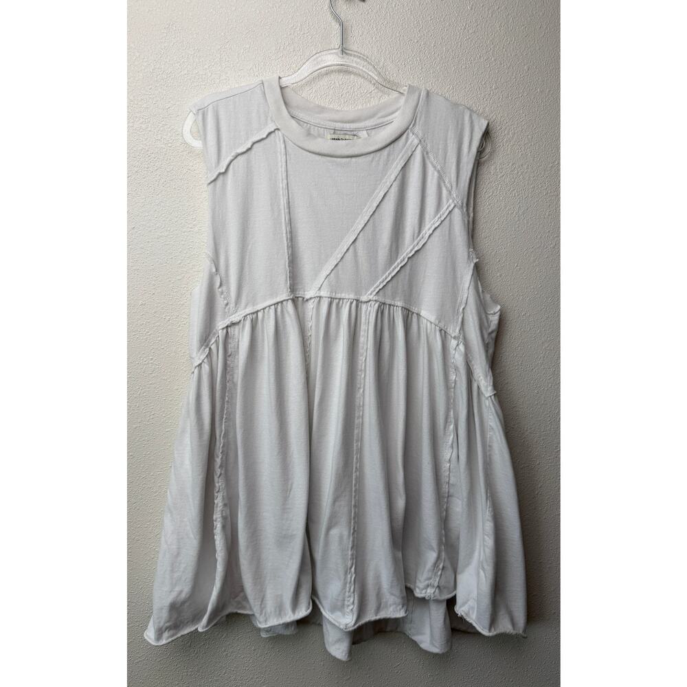 Urban Outfitters Stevie White Babydoll Dress Women's M - Picture 3 of 15